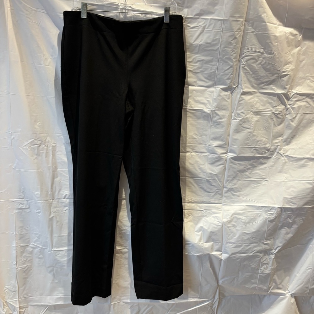 Talbot Heritage dress pants black wide leg SZ 12 Worn Once Classic Style